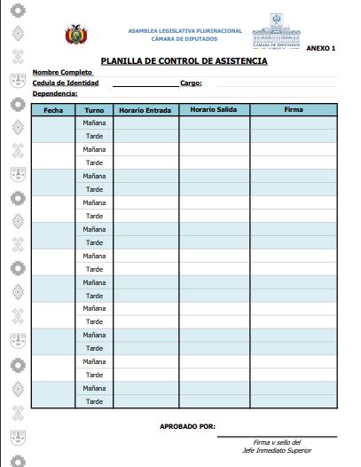 Control de Asistencia dos Turnos