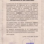 COMUNICADO CD-DIR.RRHH. N° 027/2024-2025
