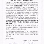 COMUNICADO CD-DIR-RRHH. N° 028/2024-2025