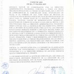 COMUNICADO OF.MA N° 026/2024-2025