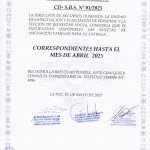 COMUNICADO CD – S.B.S N° 01/2025