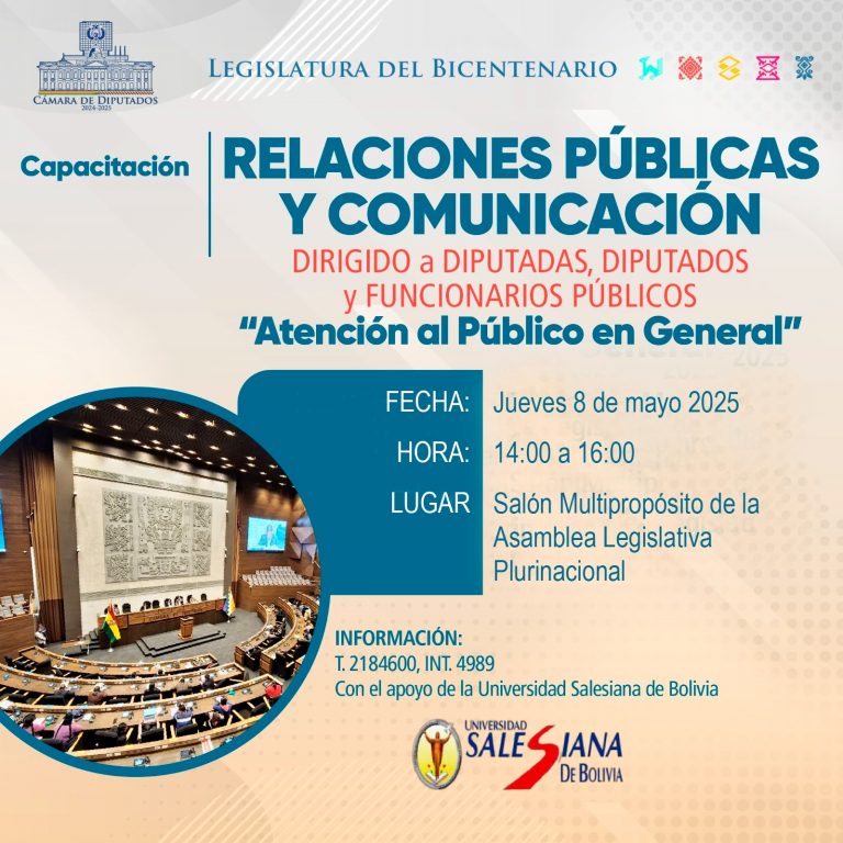 CAPACITACION – RELACIONES PÚBLICAS Y COMUNICACIÓN