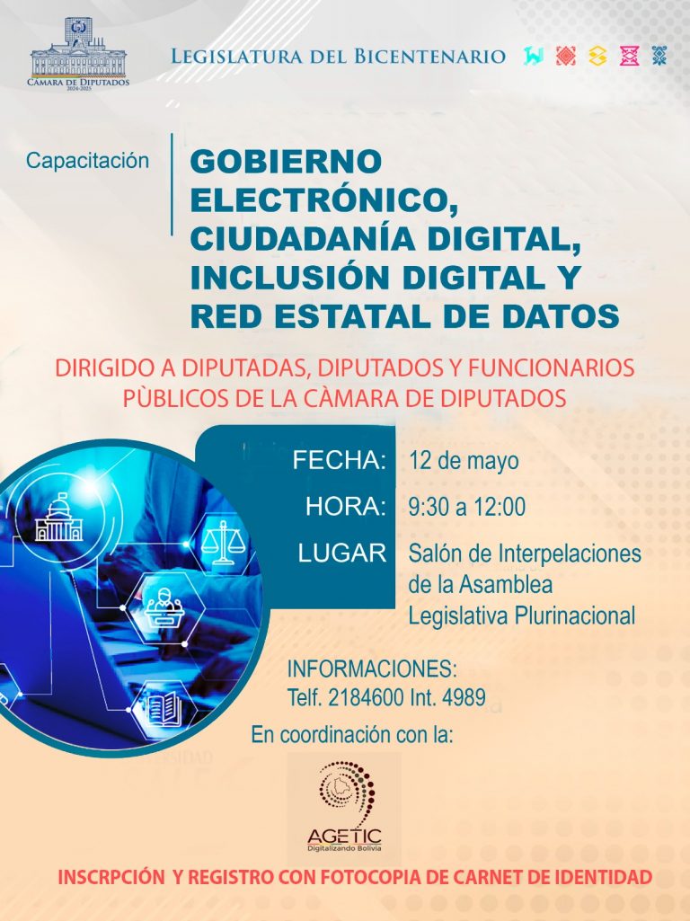CAPACITACION – GOBIERNO ELECTRÓNICO, CIUDADANÍA DIGITAL