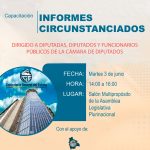 CAPACITACION – INFORMES CIRCUNSTANCIADOS