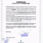 COMUNICADO CD N.E.A.L.P. N° 05/2024-2025