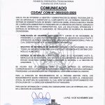 COMUNICADO CD/DAF COM N° 008/2025-2026