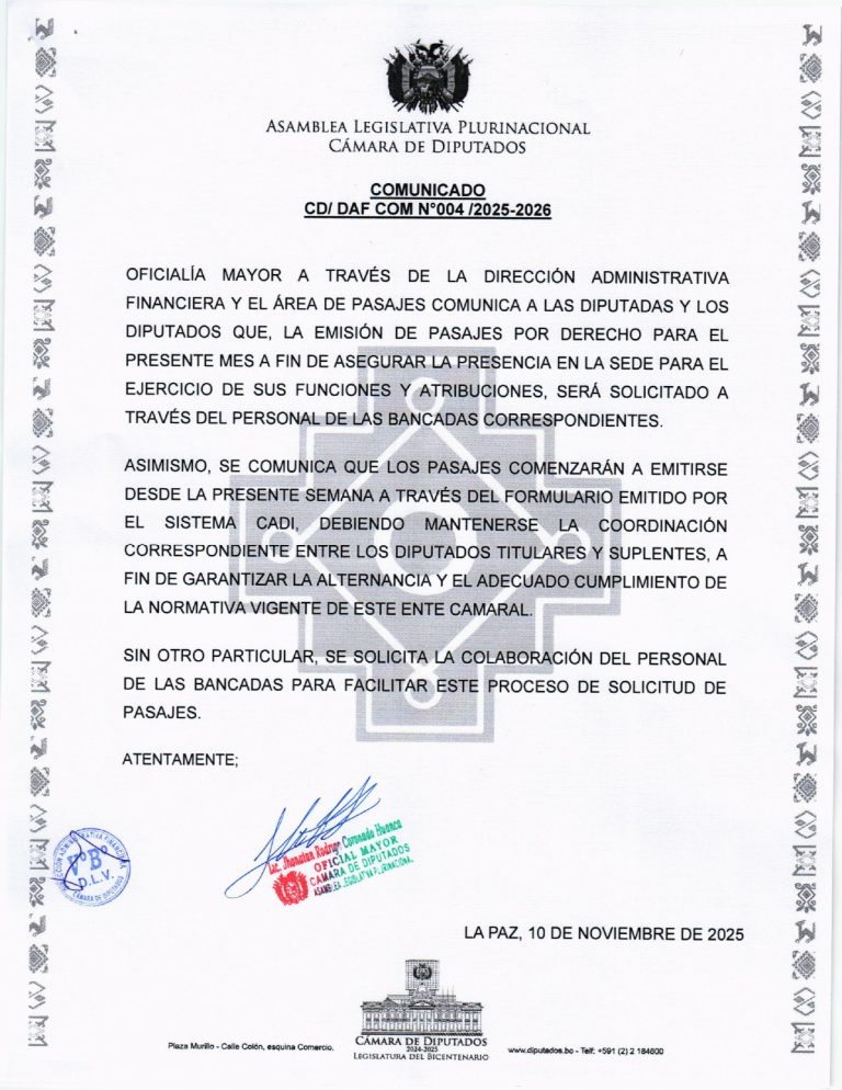 COMUNICADO CD/DAF COM N° 004/2025-2026