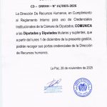 COMUNICADO CD-DRRHH-N° 15/2025-2026