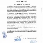 COMUNICADO CD – DRRHH – N° 13/2025-2026