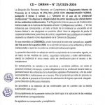 COMUNICADO CD-DRRHH Nº25/2025-2026