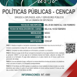 CURSO -POLITICAS PUBLICAS- CENCAР