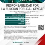 CURSO -RESPONSABILIDAD POR LA FUNCIÓN PUBLICA- CENCAР
