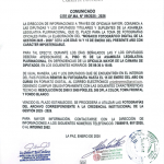 COMUNICADO OF.MA. N°09/2025-2026