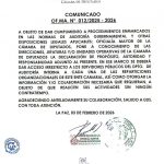 COMUNICADO OF.MA. Nº 12/2025-2026