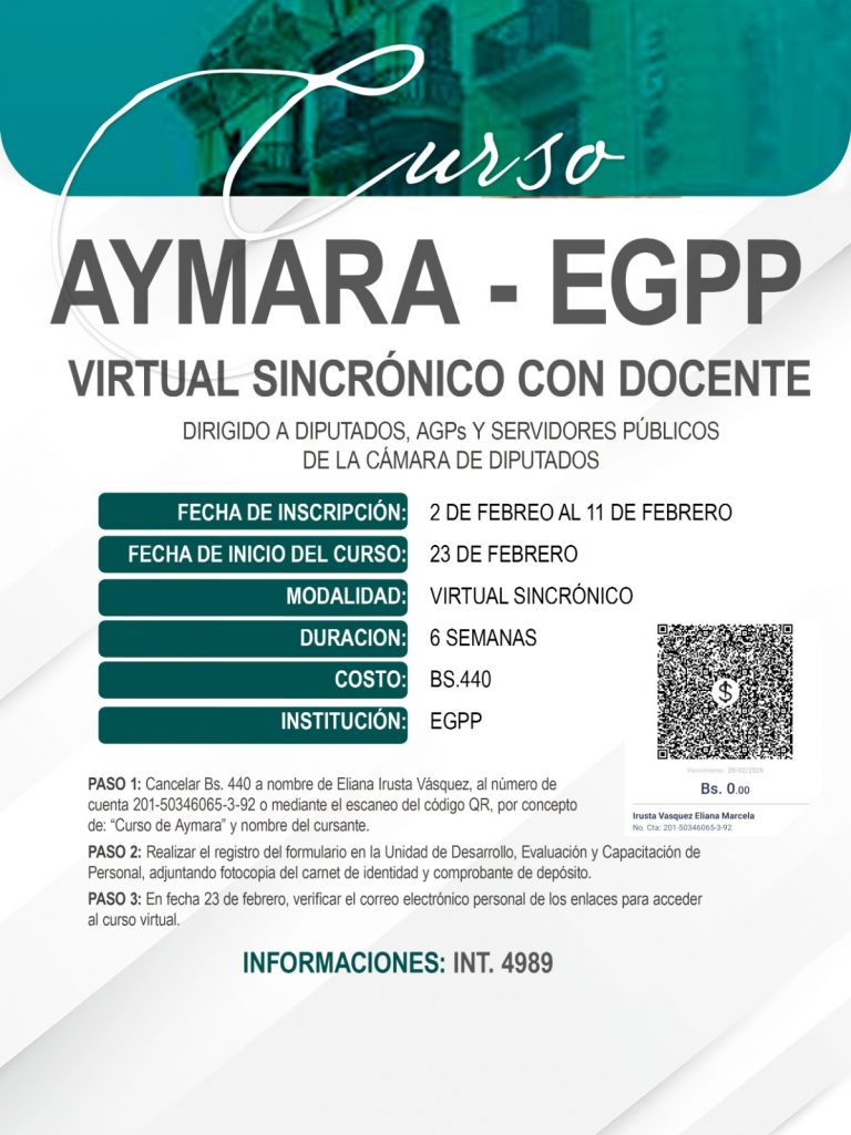 CURSO -AYMARA- EGPP