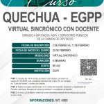 CURSO -QUECHUA- EGPP