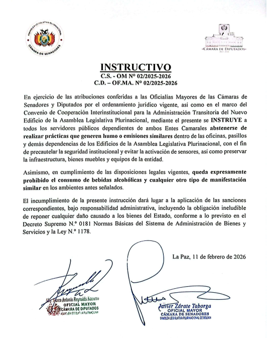 COMUNICADO C.D. – OF.MA. N° 02/2025-2026 C.S. – OM N° 02/2025-2026