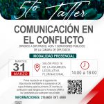 5to TALLER COMUNICACIÓN EN EL CONFLICTO