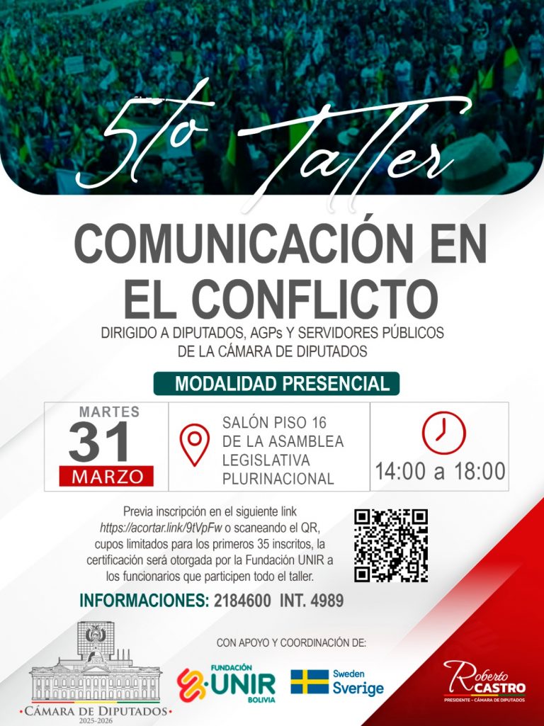 5to TALLER COMUNICACIÓN EN EL CONFLICTO