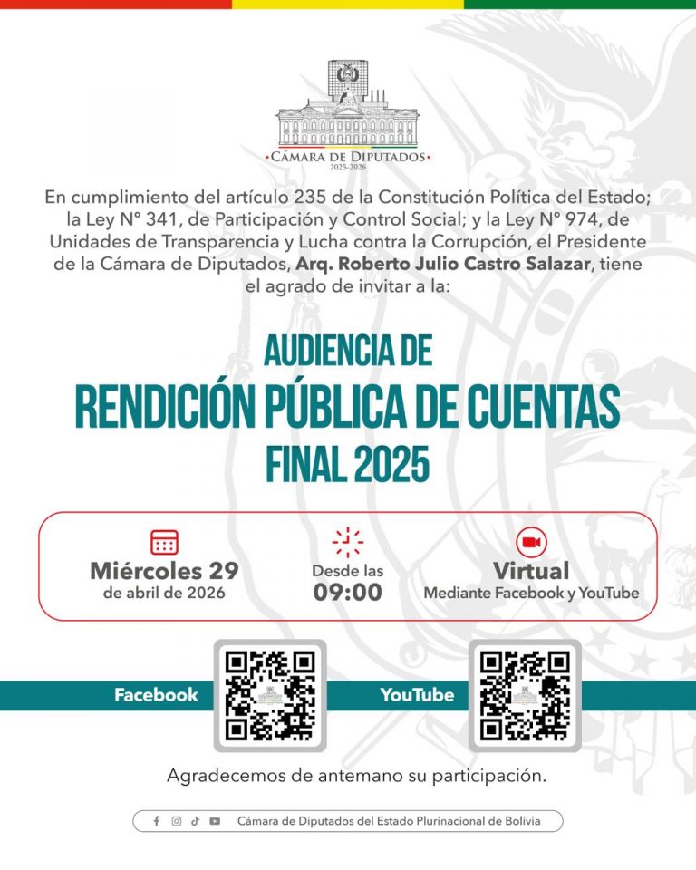 AUDIENCIA DE RENDICIÓN PÚBLICA DE CUENTAS FINAL 2025