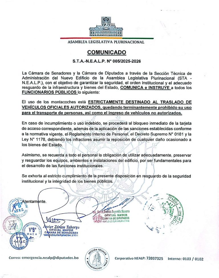 COMUNICADO S.T.A.-N.E.A.L.P. N° 005/2025-2026