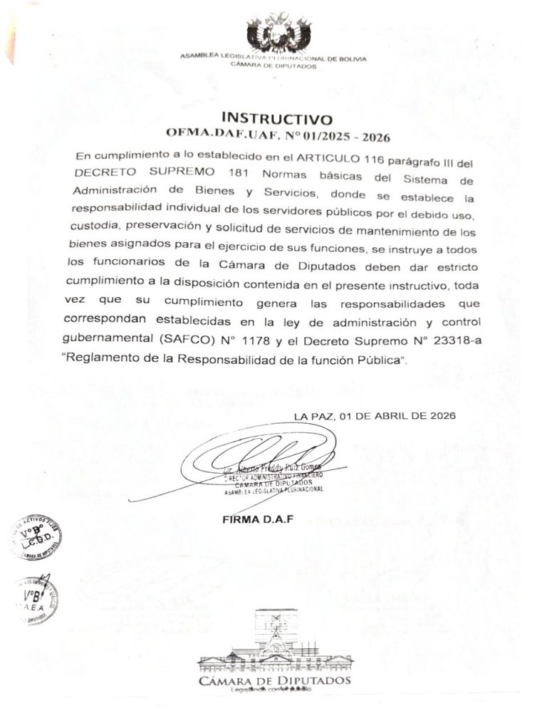 OFMA.DAF.UAF. N°01/2025-2026