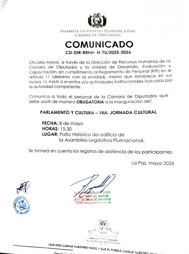 COMUNICADO CD-DIR-RRHH N°70/2025-2026