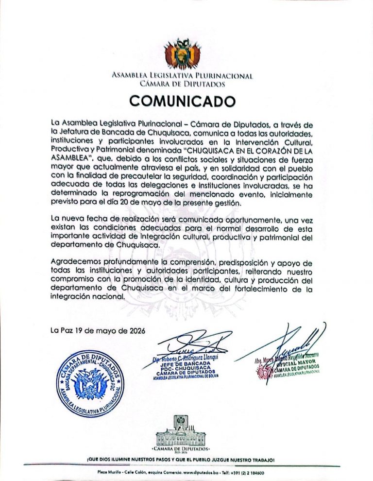 COMUNICADO