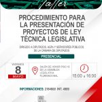 TALLER PROCEDIMIENTO PARA LA PRESENTACIÓN DE LEY TÉCNICA LEGISLATIVA