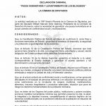 DECLARACIÓN CAMARAL