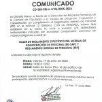 COMUNICADO CD-DIR-RRHH-N°88/2025-2026