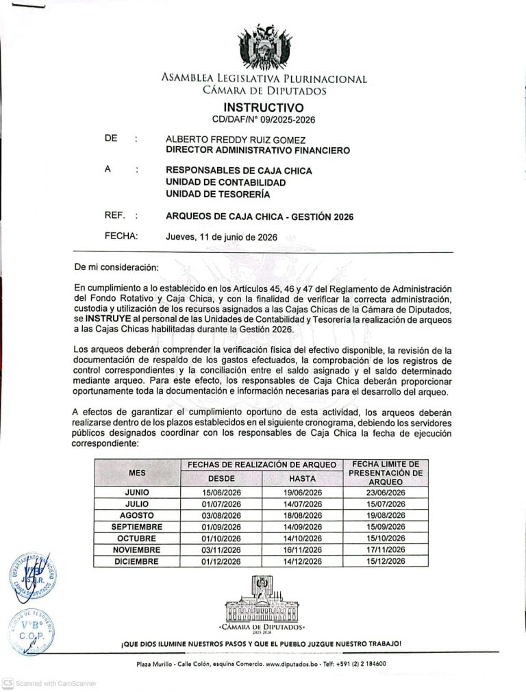 INSTRUCTIVO CD-DAF-N° 09/2025-2026