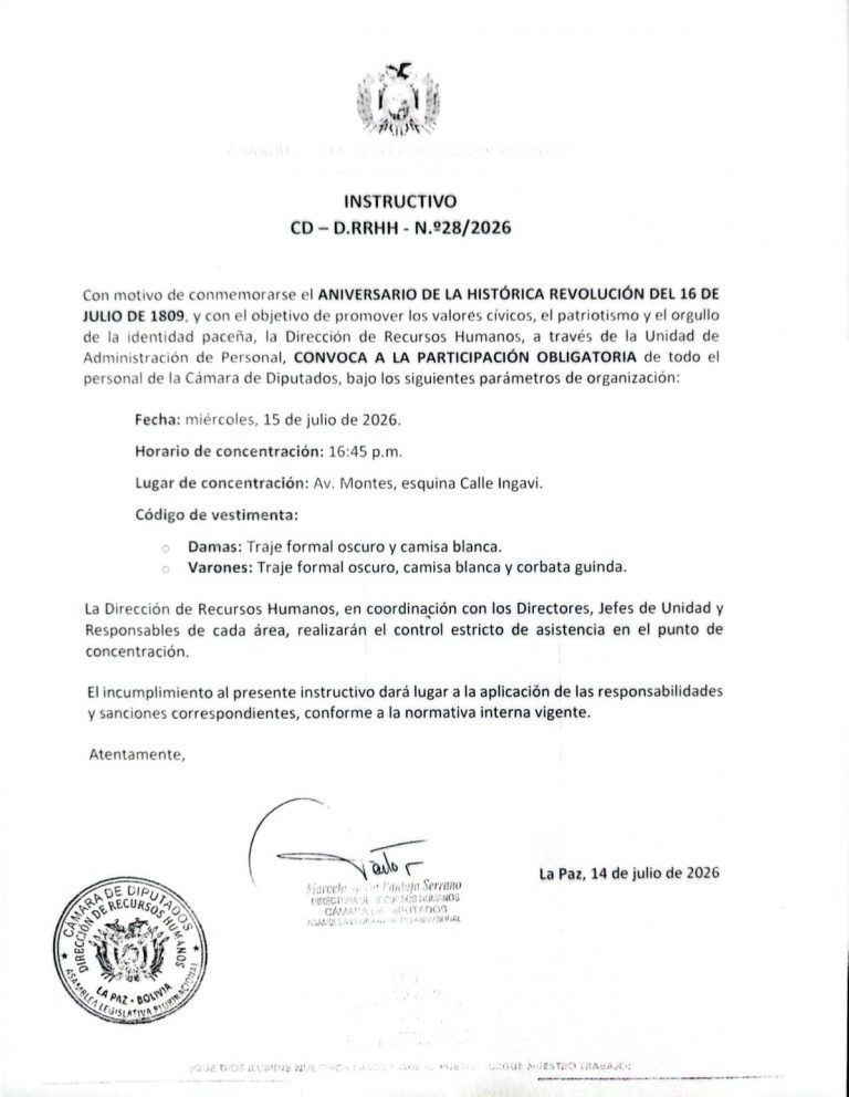 INSTRUCTIVO CD – D.RRHH N°28/2026