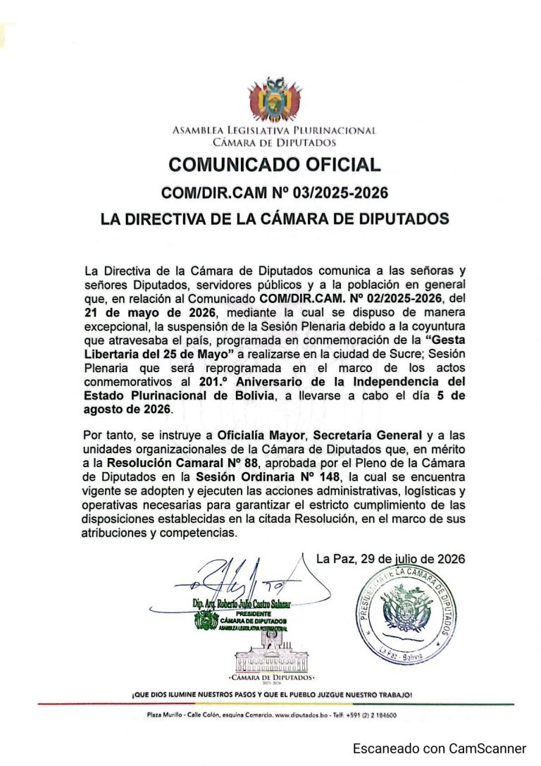 COMUNICADO COM/DIR.CAM Nº03/2025-2026