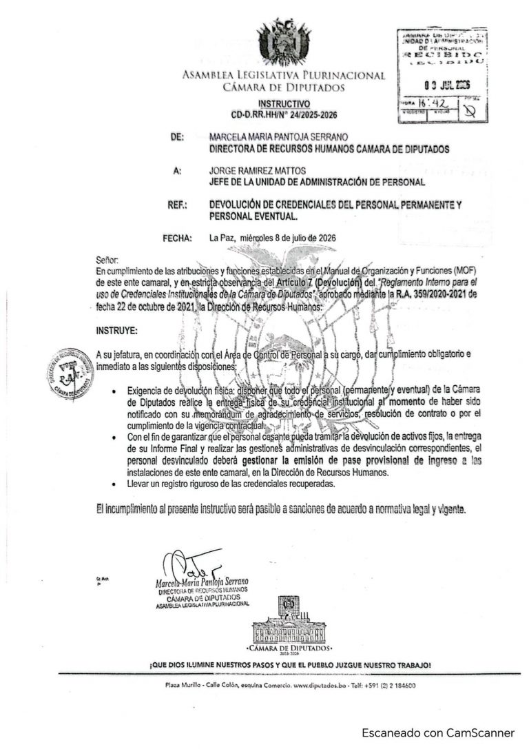INSTRUCTIVO CD-D.RR.HH/N° 24/2025-2026