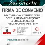 INVITACIÓN FIRMA DE CONVENIO