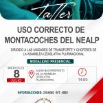 TALLER USO CORRECTO DE MONTACOCHES DEL NEALP